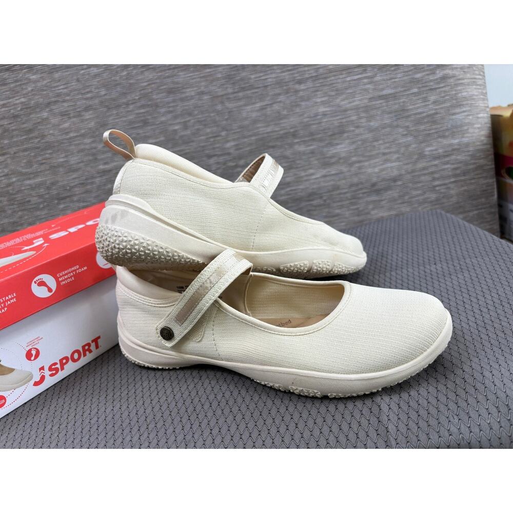 J Sport Melody Mary Jane Womens Shoes Size 10 Cream S5MDY99 NEW